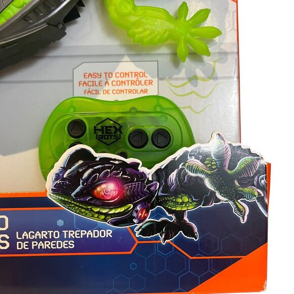 Remote Control Gecko HEX BOTS Wallcrawler And Floor Mover Gecko Remote Ages 4+ - Picture 3 of 4